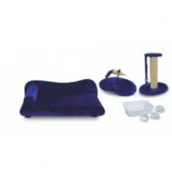 KIT GATO PRIME AZUL 7 PCS POWERPETS