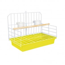 16218 - GAIOLA PAPAGAIO MEDIA AMARELA-762-JEL PL