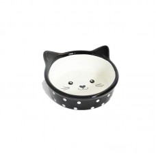 18709 - COMED.PORCELANA FACECAT PRETO 200M-11155