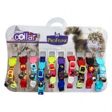 10911 - COLEIRA ELASTICA GATO LUXO C/10UN