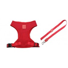 21727 - CONJ.GUIA PEITORAL EASY-VERMELHO (P)