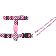 21722 - CONJ.GUIA PEITORAL H.PINK SHOW (G)