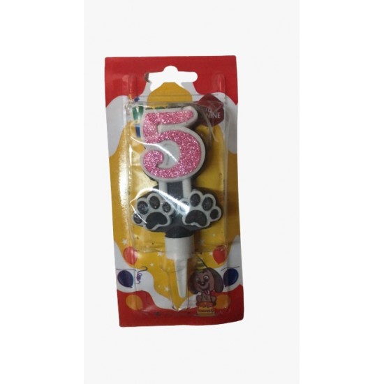 VELA PATINHA ROSA N.5 C/5UND