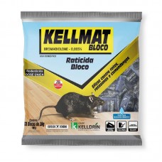 10524 - RATICIDA BLOCO 1 KG KELLMAT - R-38