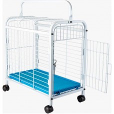 23974 - TRANSPORTE LEVA PET BRANCO/AZUL