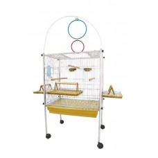 19903 - VIVEIRO CALOPSITA TRIPLEX-R733-AMARELO