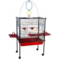 22447 - VIVEIRO CALOPSITA TRIPLEX BLACK-VERMELHA