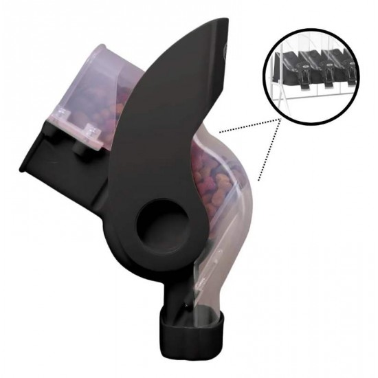 BICO DOSADOR DISPENSER 40LT PRETO 1UN